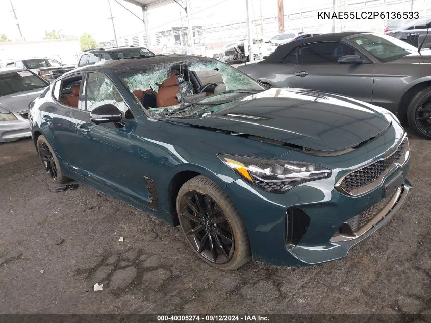 2023 Kia Stinger Gt2 VIN: KNAE55LC2P6136533 Lot: 40305274