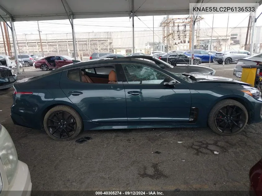 2023 Kia Stinger Gt2 VIN: KNAE55LC2P6136533 Lot: 40305274