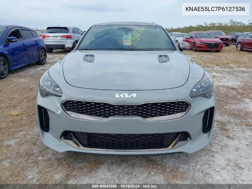 2023 Kia Stinger Gt2 VIN: KNAE55LC7P6127536 Lot: 40542586