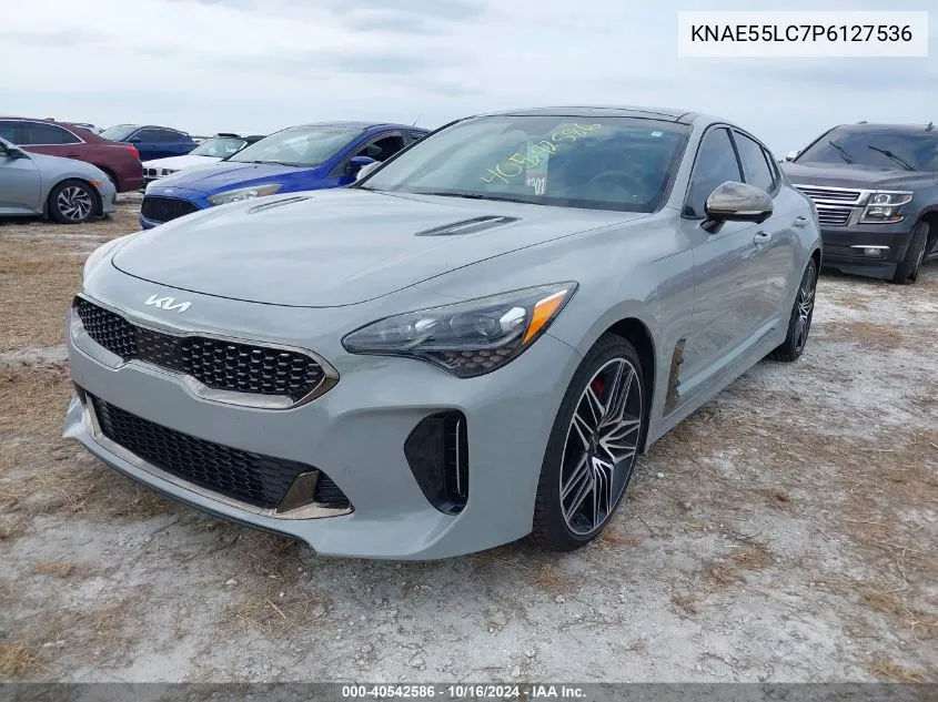 2023 Kia Stinger Gt2 VIN: KNAE55LC7P6127536 Lot: 40542586