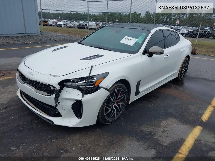 2023 Kia Stinger Gt-Line VIN: KNAE35LD3P6132537 Lot: 40814525