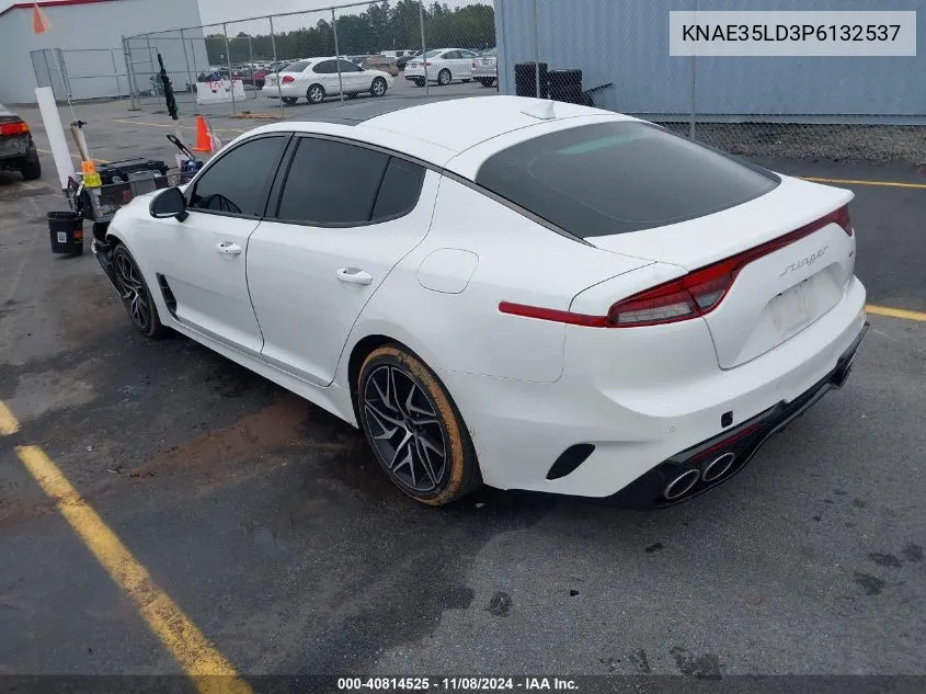 2023 Kia Stinger Gt-Line VIN: KNAE35LD3P6132537 Lot: 40814525