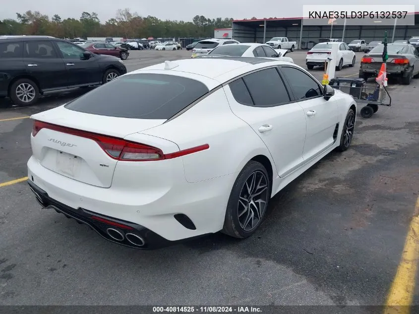 2023 Kia Stinger Gt-Line VIN: KNAE35LD3P6132537 Lot: 40814525