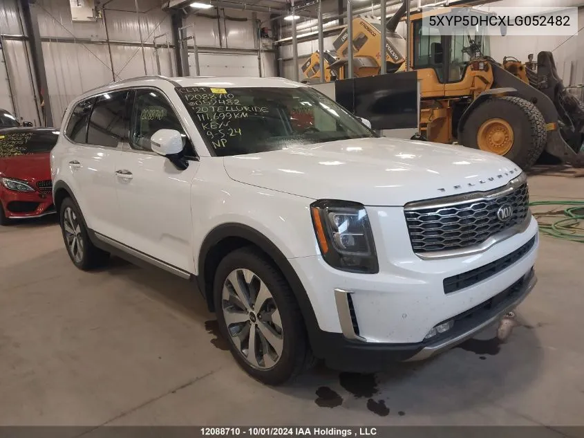 2020 Kia Telluride VIN: 5XYP5DHCXLG052482 Lot: 12088710