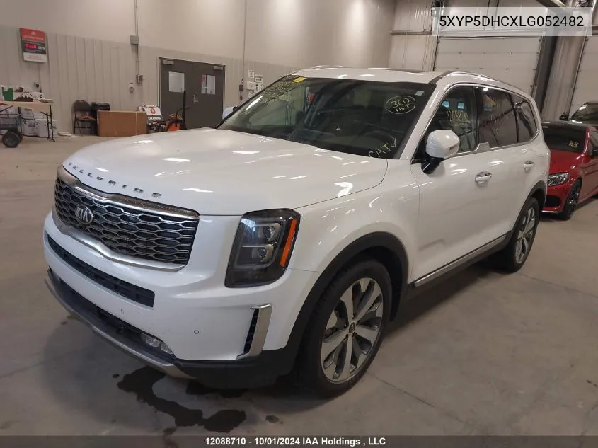 2020 Kia Telluride VIN: 5XYP5DHCXLG052482 Lot: 12088710