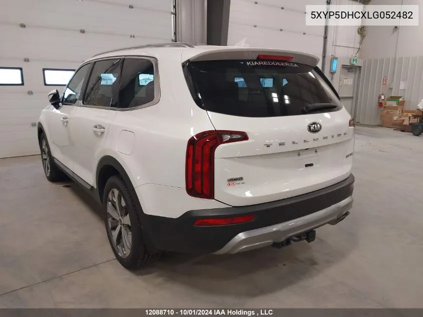 2020 Kia Telluride VIN: 5XYP5DHCXLG052482 Lot: 12088710