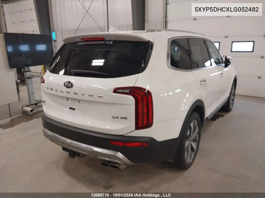 2020 Kia Telluride VIN: 5XYP5DHCXLG052482 Lot: 12088710