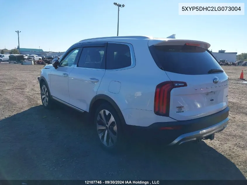 2020 Kia Telluride VIN: 5XYP5DHC2LG073004 Lot: 12107745