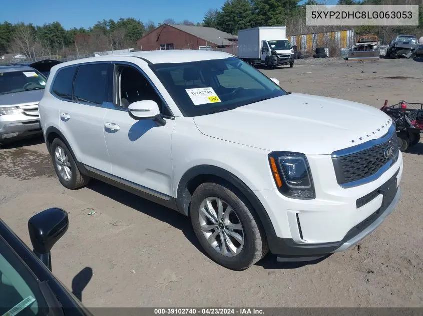 2020 Kia Telluride Lx VIN: 5XYP2DHC8LG063053 Lot: 39102740