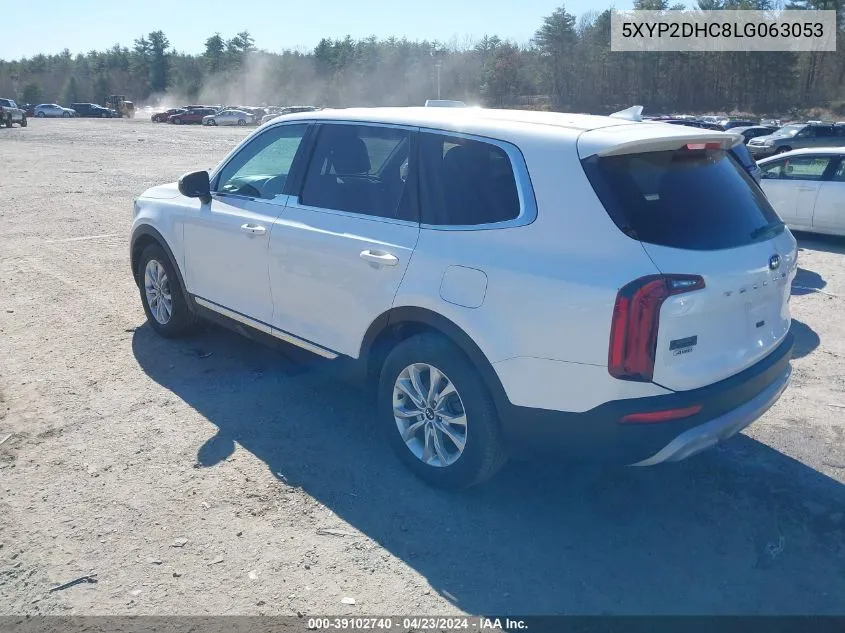 2020 Kia Telluride Lx VIN: 5XYP2DHC8LG063053 Lot: 39102740