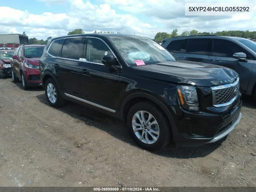 2020 Kia Telluride Lx VIN: 5XYP24HC8LG055292 Lot: 39899869