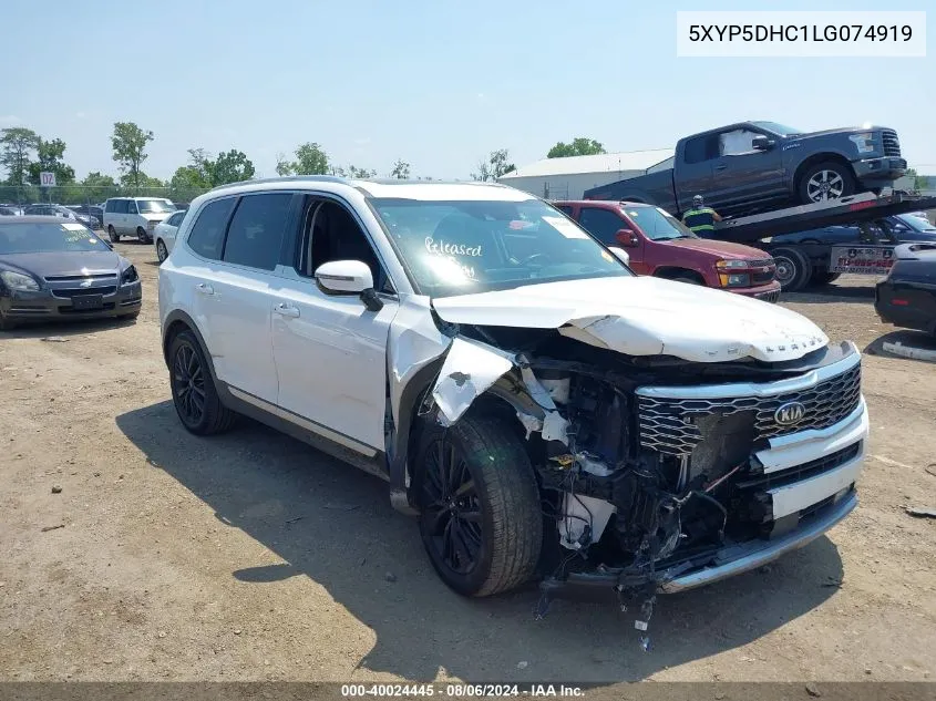 2020 Kia Telluride Sx VIN: 5XYP5DHC1LG074919 Lot: 40024445