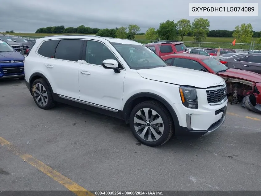 2020 Kia Telluride S VIN: 5XYP6DHC1LG074089 Lot: 40035254