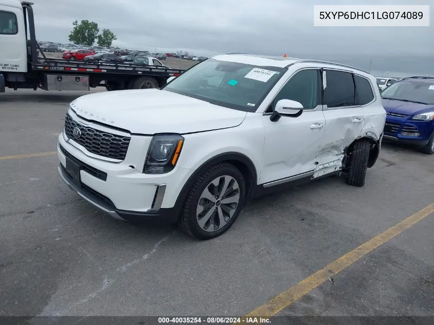 2020 Kia Telluride S VIN: 5XYP6DHC1LG074089 Lot: 40035254