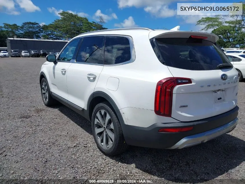 2020 Kia Telluride S VIN: 5XYP6DHC9LG065172 Lot: 40069628