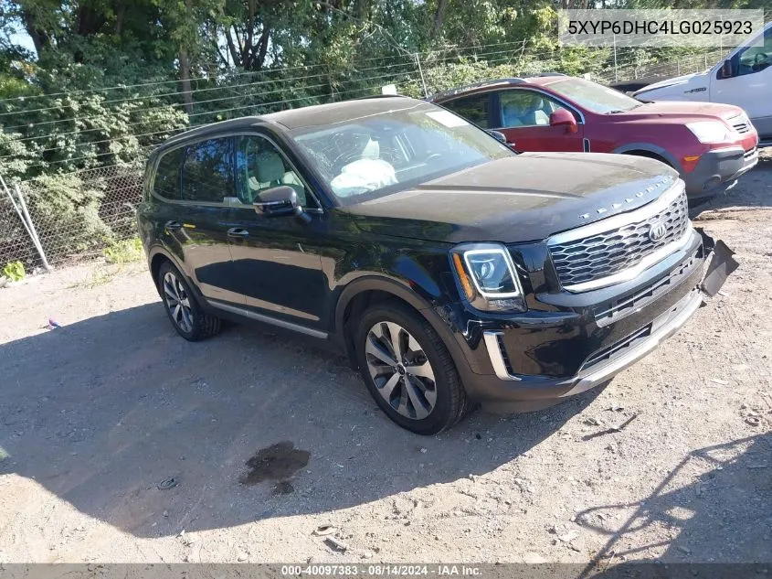 2020 Kia Telluride S VIN: 5XYP6DHC4LG025923 Lot: 40097383