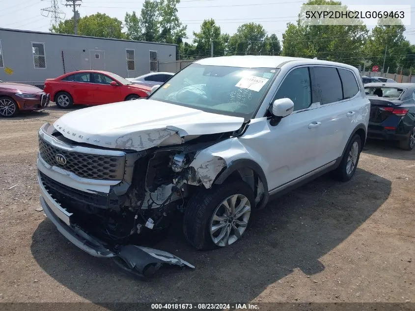 2020 Kia Telluride Lx VIN: 5XYP2DHC2LG069463 Lot: 40181673