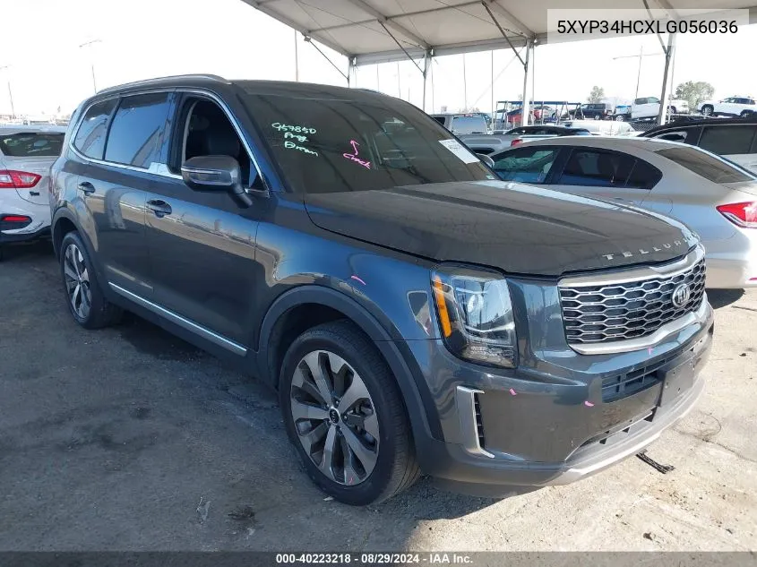 2020 Kia Telluride Ex VIN: 5XYP34HCXLG056036 Lot: 40223218