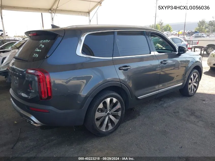 2020 Kia Telluride Ex VIN: 5XYP34HCXLG056036 Lot: 40223218