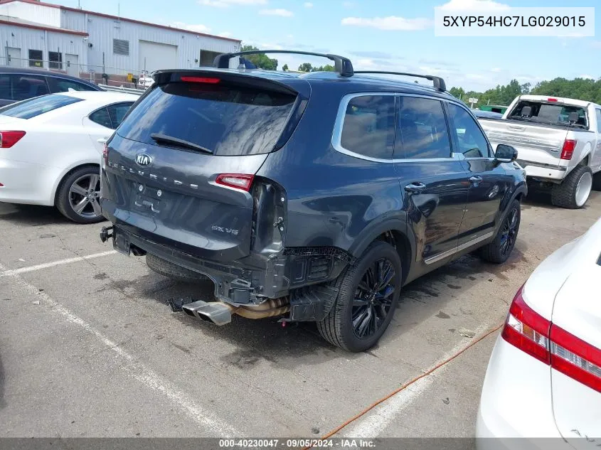 2020 Kia Telluride Sx VIN: 5XYP54HC7LG029015 Lot: 40230047