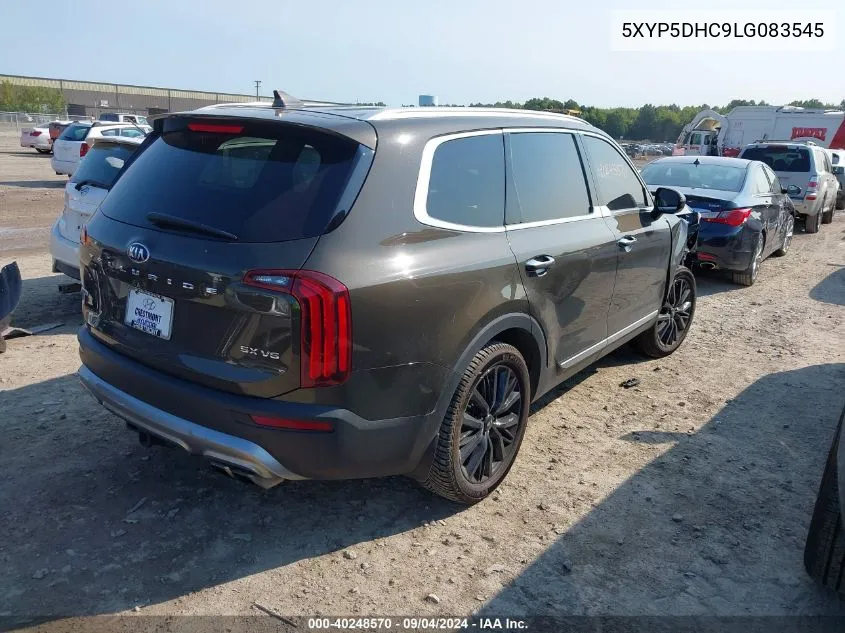 2020 Kia Telluride Sx VIN: 5XYP5DHC9LG083545 Lot: 40248570