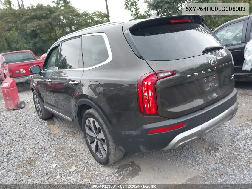 2020 Kia Telluride S VIN: 5XYP64HC0LG008083 Lot: 40329881