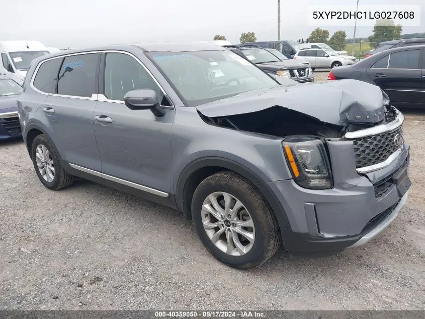 2020 Kia Telluride Lx VIN: 5XYP2DHC1LG027608 Lot: 40359050