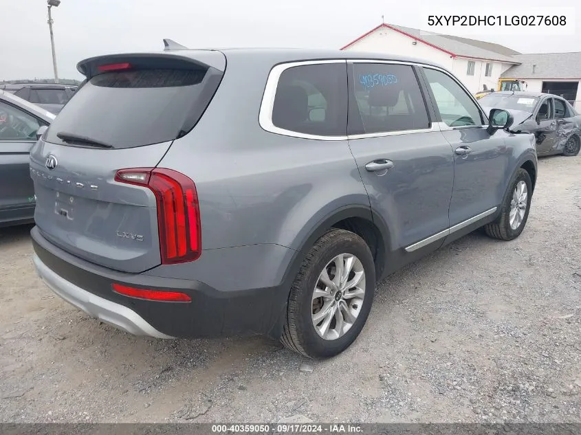 2020 Kia Telluride Lx VIN: 5XYP2DHC1LG027608 Lot: 40359050