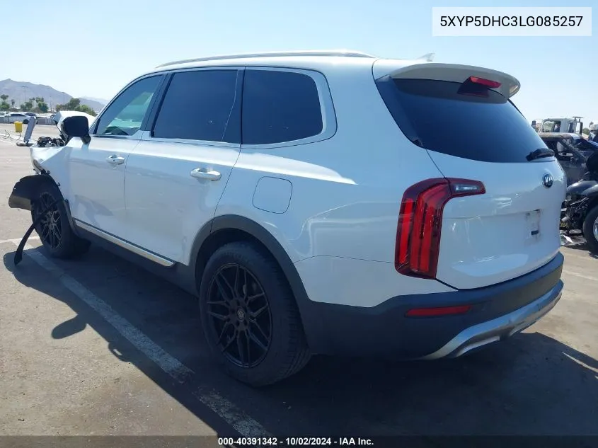 2020 Kia Telluride Sx VIN: 5XYP5DHC3LG085257 Lot: 40391342