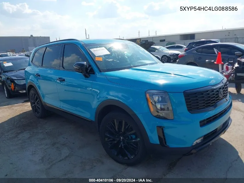 2020 Kia Telluride Sx VIN: 5XYP54HC4LG088586 Lot: 40410106