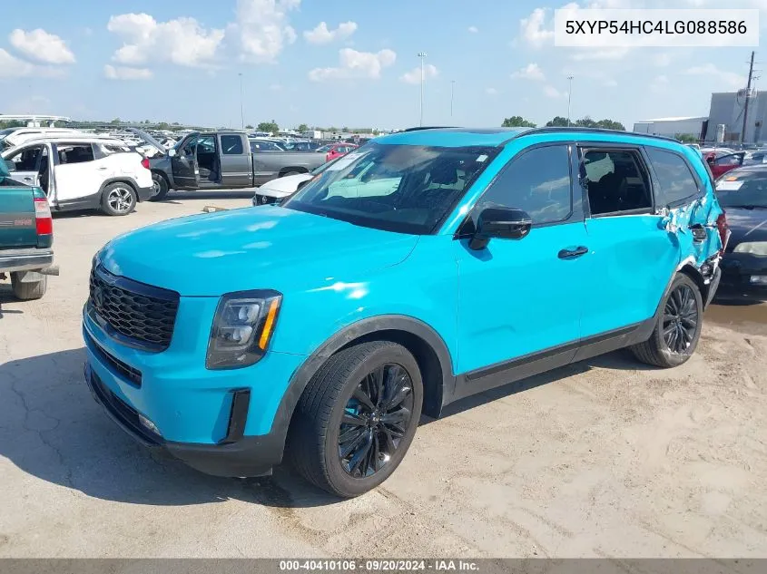 2020 Kia Telluride Sx VIN: 5XYP54HC4LG088586 Lot: 40410106