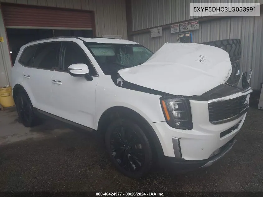 2020 Kia Telluride Sx VIN: 5XYP5DHC3LG053991 Lot: 40424977