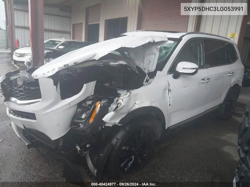 2020 Kia Telluride Sx VIN: 5XYP5DHC3LG053991 Lot: 40424977