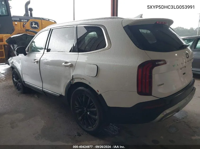 2020 Kia Telluride Sx VIN: 5XYP5DHC3LG053991 Lot: 40424977