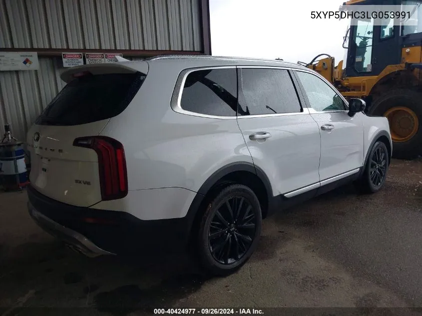 2020 Kia Telluride Sx VIN: 5XYP5DHC3LG053991 Lot: 40424977