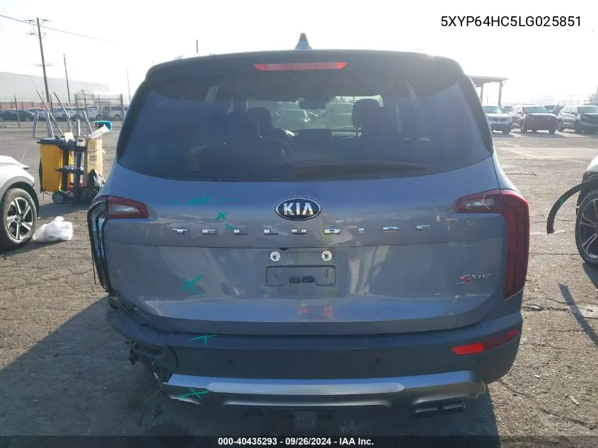 2020 Kia Telluride S VIN: 5XYP64HC5LG025851 Lot: 40435293