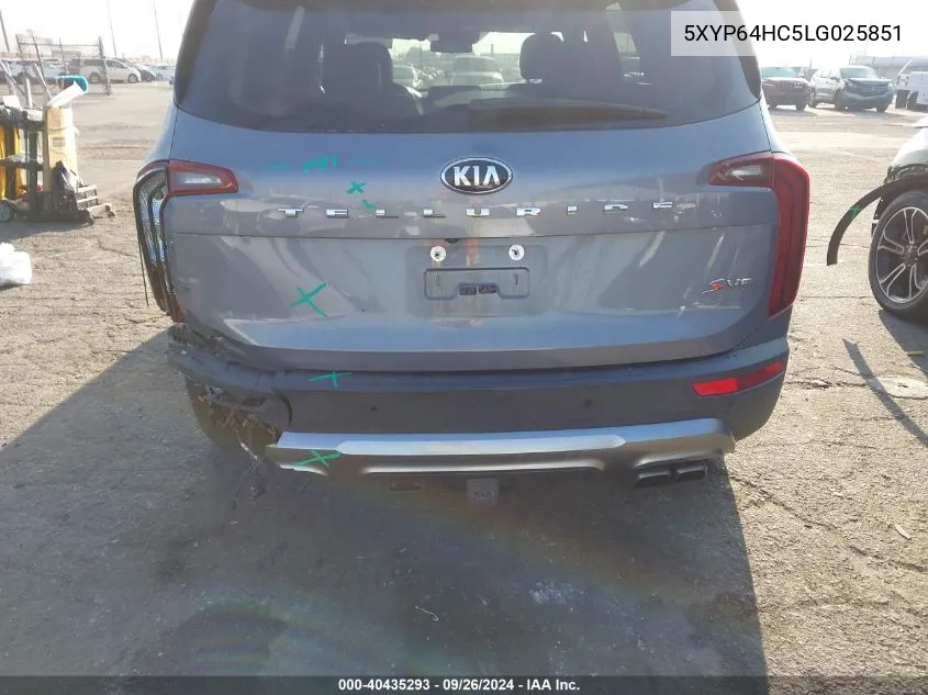 2020 Kia Telluride S VIN: 5XYP64HC5LG025851 Lot: 40435293