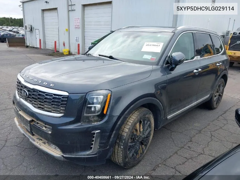 2020 Kia Telluride Sx VIN: 5XYP5DHC9LG029114 Lot: 40458661