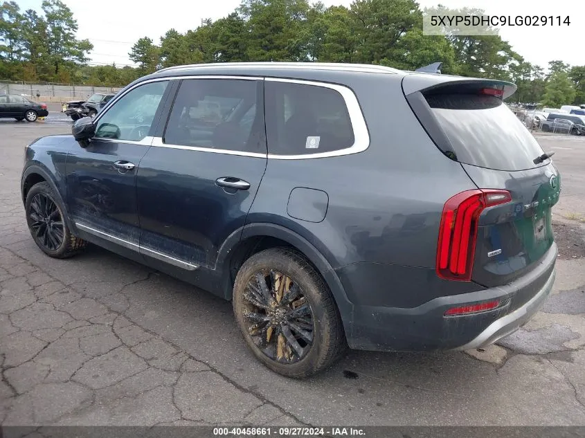 2020 Kia Telluride Sx VIN: 5XYP5DHC9LG029114 Lot: 40458661