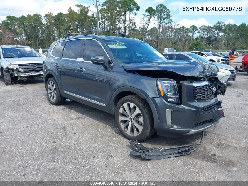 2020 Kia Telluride S VIN: 5XYP64HCXLG080778 Lot: 40463607