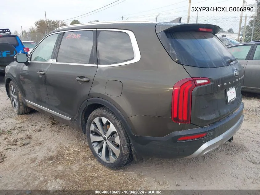 2020 Kia Telluride Ex VIN: 5XYP34HCXLG066890 Lot: 40518689