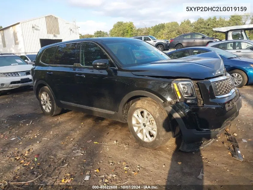 2020 Kia Telluride Lx VIN: 5XYP2DHC2LG019159 Lot: 40522688