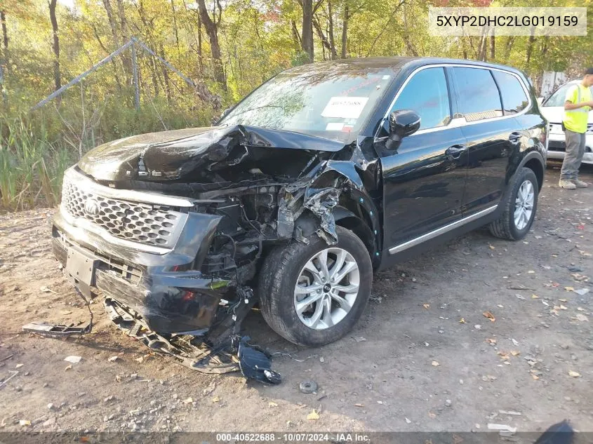 2020 Kia Telluride Lx VIN: 5XYP2DHC2LG019159 Lot: 40522688