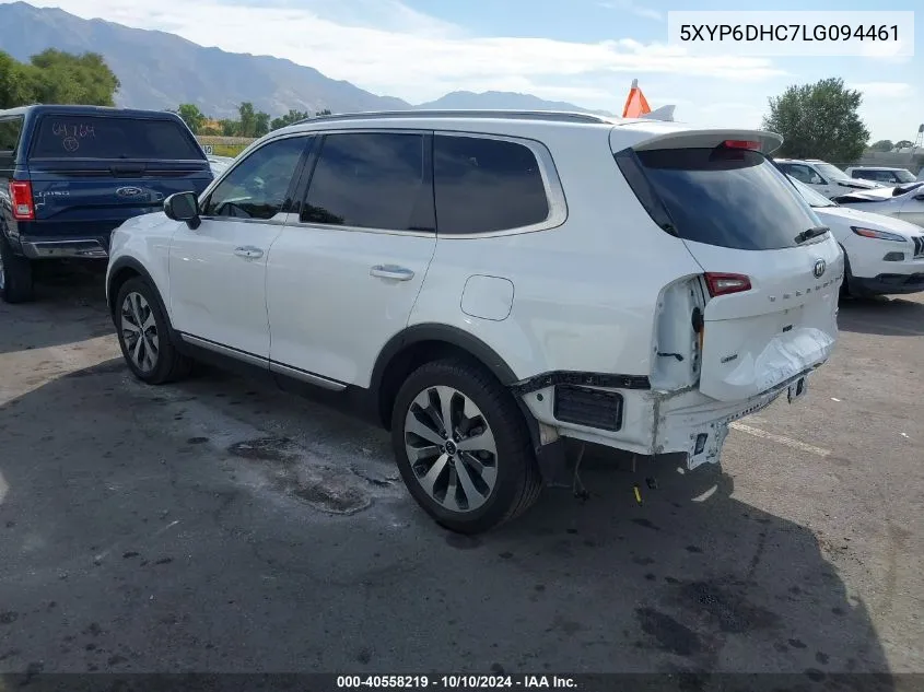 2020 Kia Telluride S VIN: 5XYP6DHC7LG094461 Lot: 40558219