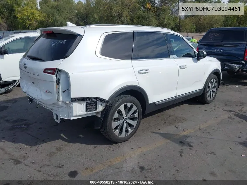 2020 Kia Telluride S VIN: 5XYP6DHC7LG094461 Lot: 40558219