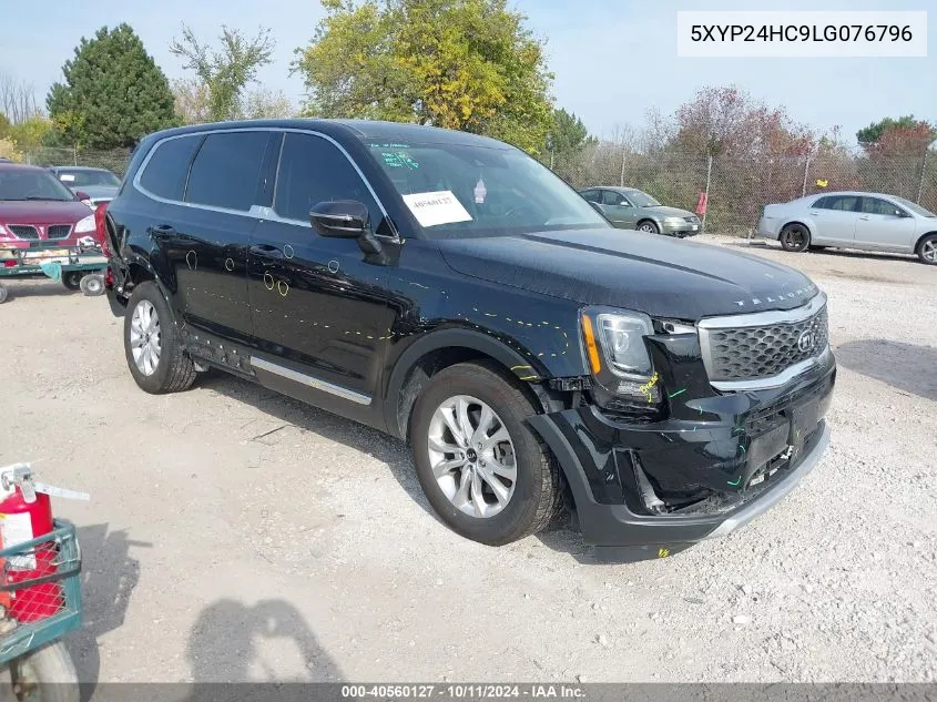 2020 Kia Telluride Lx VIN: 5XYP24HC9LG076796 Lot: 40560127