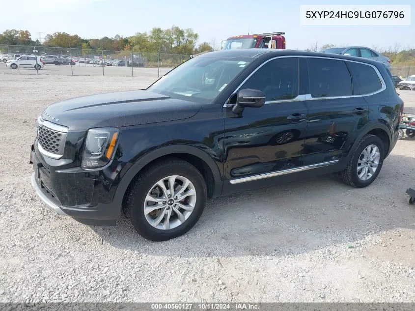 2020 Kia Telluride Lx VIN: 5XYP24HC9LG076796 Lot: 40560127