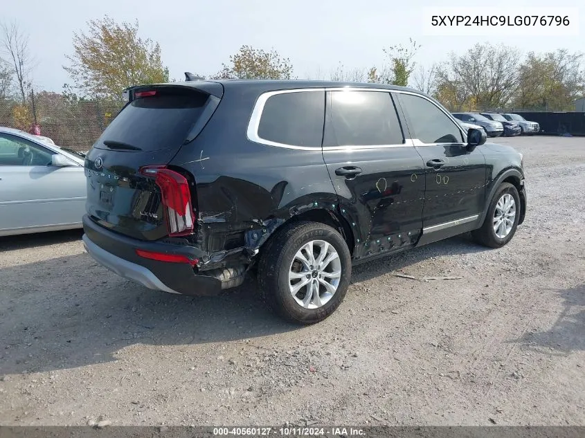 2020 Kia Telluride Lx VIN: 5XYP24HC9LG076796 Lot: 40560127