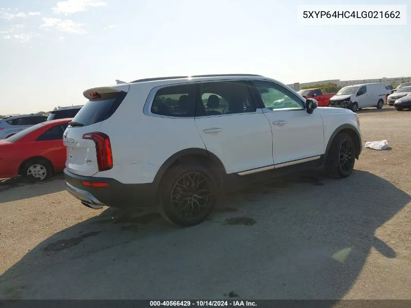 2020 Kia Telluride S VIN: 5XYP64HC4LG021662 Lot: 40566429