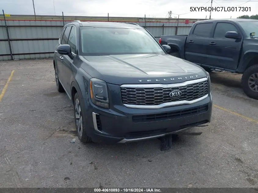 2020 Kia Telluride S VIN: 5XYP6DHC7LG017301 Lot: 40610893